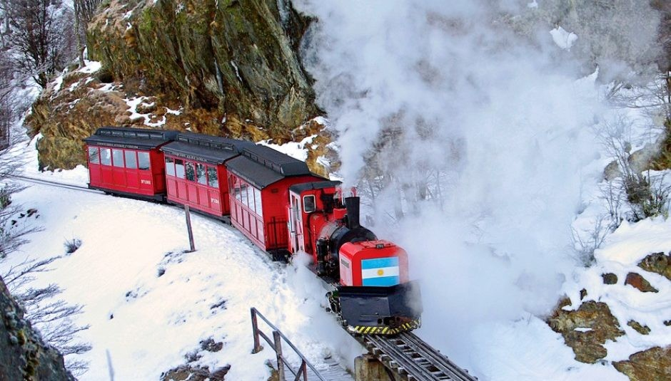 O Trem ao Fim do Mundo em Ushuaia, Argentina